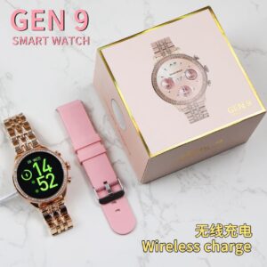 Gen 9 Smart Watch  Diamond 💎 Golden Edition Double Strap