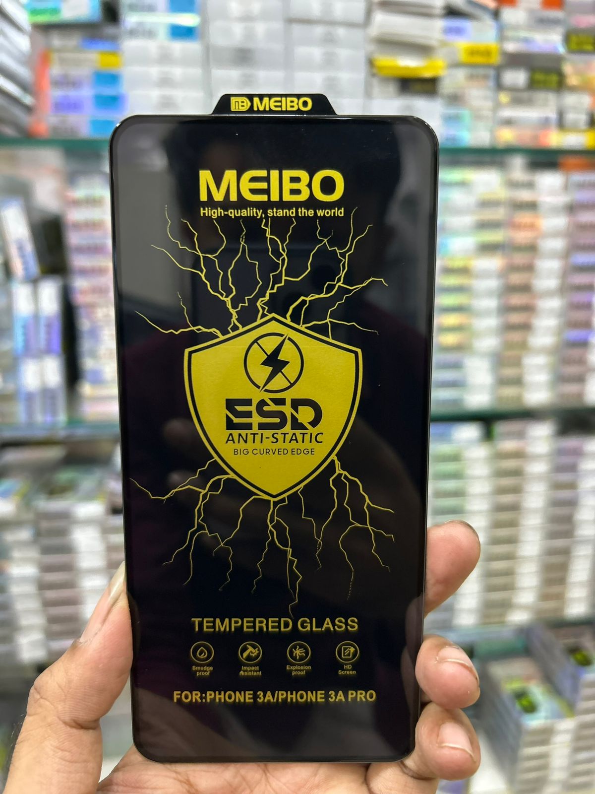 MEIBO ESD Tempered Glass All iPhone Modal - Image 2