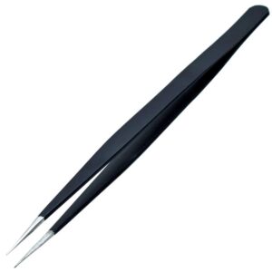 Black Straight Tweezer