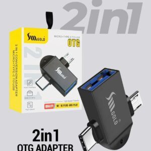 SM 2 IN 1 METAL OTG (V8 & TYPE C) CONNECTOR