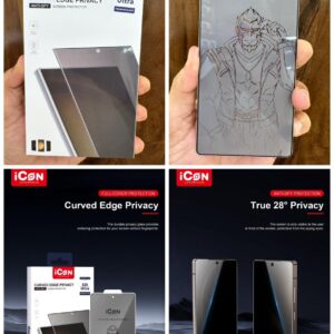 ICON KING KONG BLUEO HIGH QUALITY GLASS  AIR BAG SOFT RUBBER PRIVACY