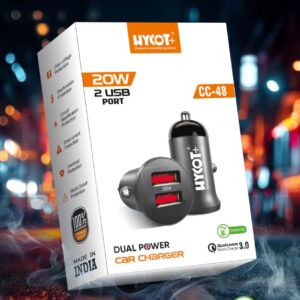 HYCOT+ CC48 Dual Power Car Charger Type C