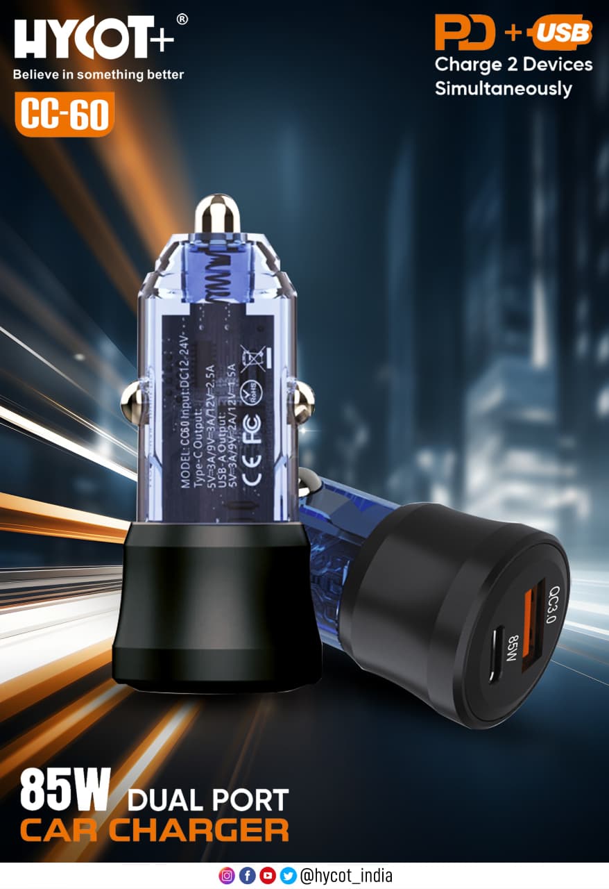 HYCOT+ CC60 Car Charger (Only Adaptor)