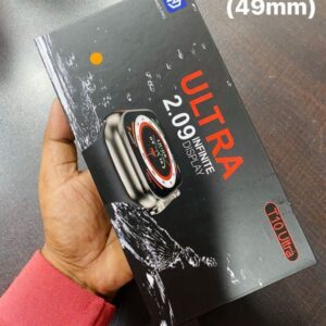 T10 Ultra smartwatch, specifically the 49mm model. Key features include