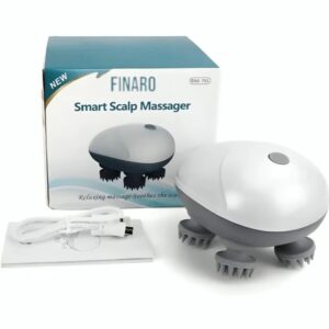 Finaro Smart Scalp Massager, a portable device designed for head and body relaxation