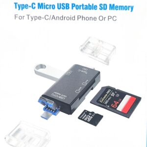 6 in 1 OTG Card Reader (Model: ATUD-05)