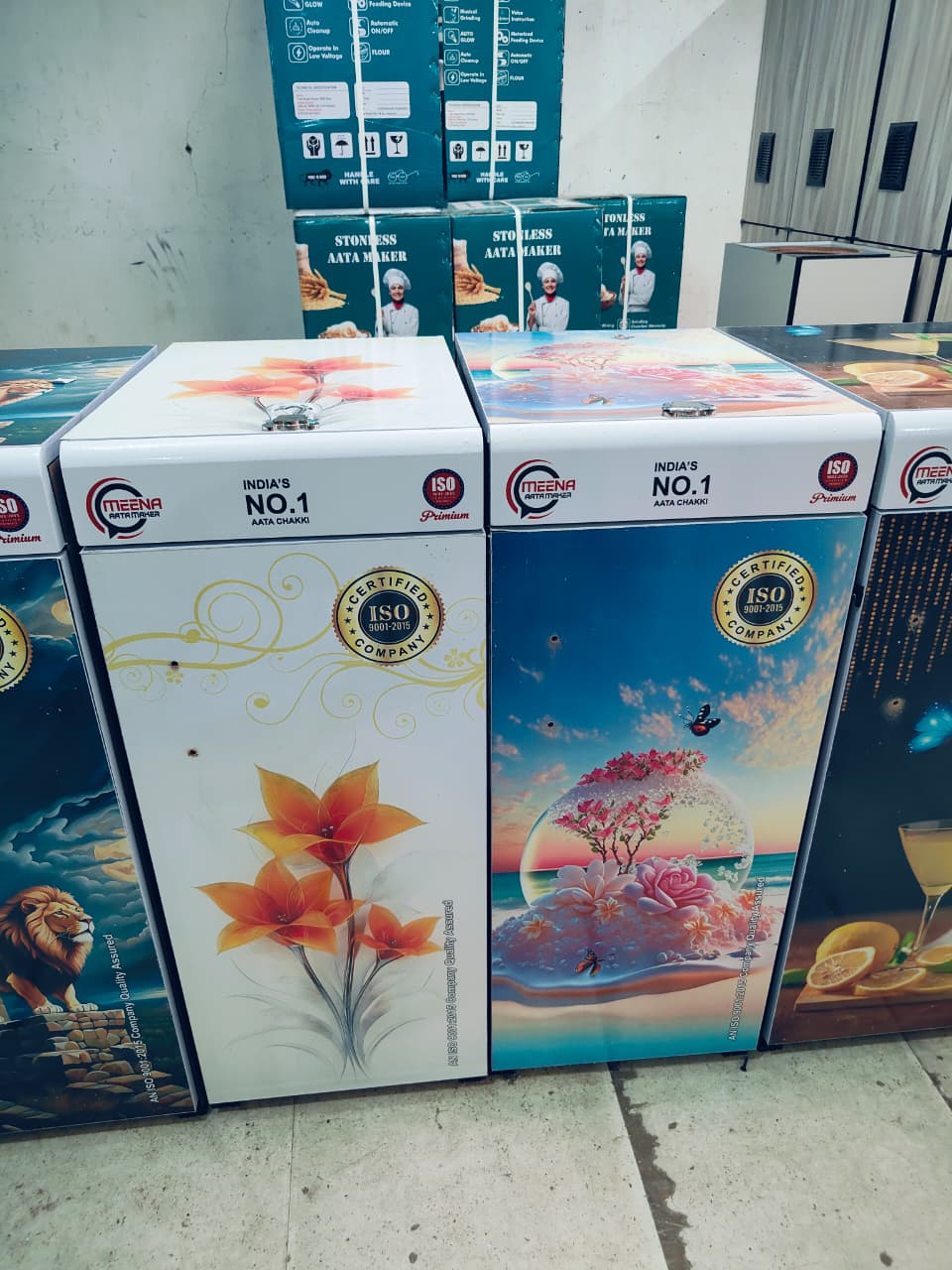 Meena brand domestic flour mill, commonly known as an 'Aata Chakki' or 'Ghar Ghanti' in India. - Image 3