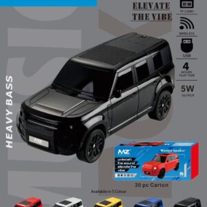 MZ F5 car-shaped portable wireless speaker.