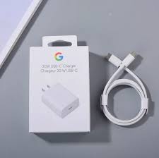 Google 30W USB-C Charger and Cable.