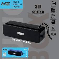 MZ M204 portable wireless speakers.