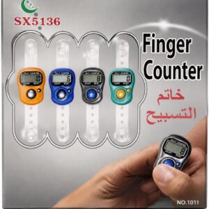 Portable digital finger tally counter