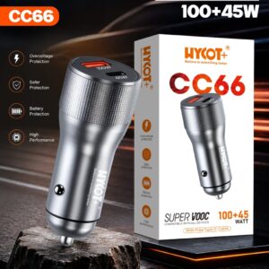 CC66   100W + 45W SuperVOOC Car charger