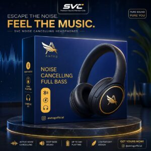 Awtog noise-cancelling wireless headphones