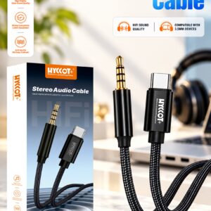 AUX CABLE FOR SMARTPHONES  3.5MM TO TYPE C